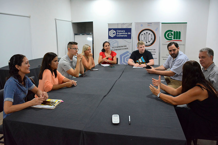 Reunión con la Cámara de Comercio e Industria de Alem