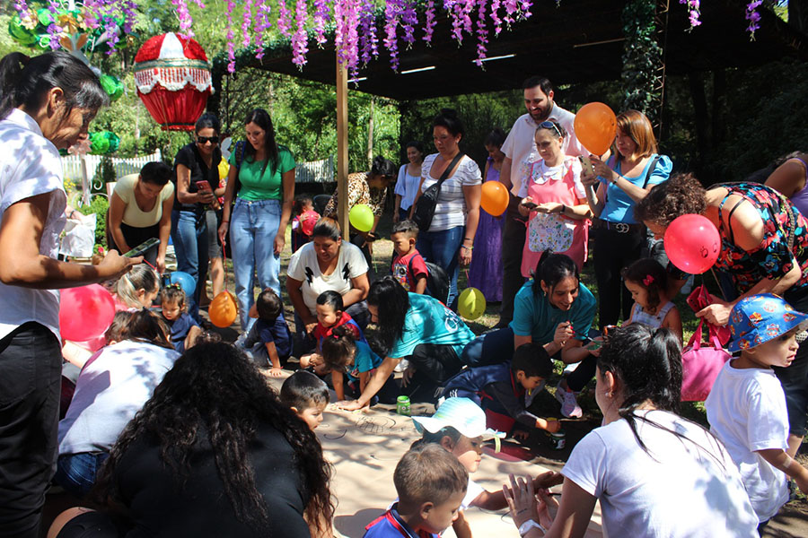 Recibimos a niños de los Espacios de Primera Infancia