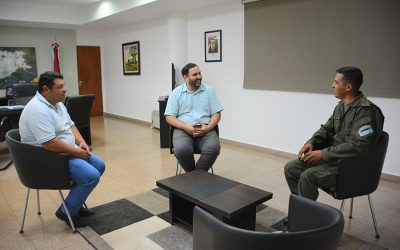 Reunión con el nuevo Jefe de Gendarmeria