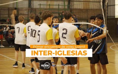 En el transcurso del día sábado 20-4, se llevó a cabo el primer encuentro de Voley Juvenil Inter-Iglesias.
