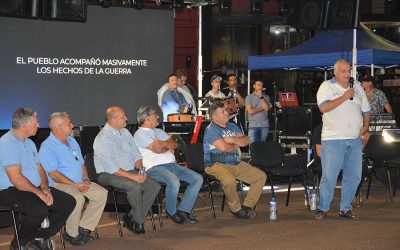 Vigilia 1 Abril: Recibimos el día del Veterano y de los caídos en la Guerra de Malvinas