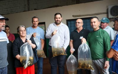 Entrega de Alevines a 18 Productores Piscícolas