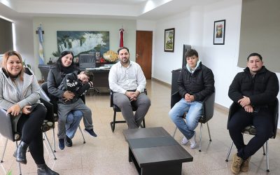 Intendente recibió hoy a los alumnos del Tercer Año del IMES