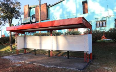 Nueva parada de transporte urbano – Ruta provincial Nº 4