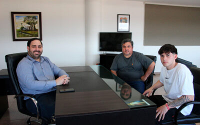 Reunión con joven promesa de fútbol