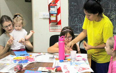 Taller de pintura para niños