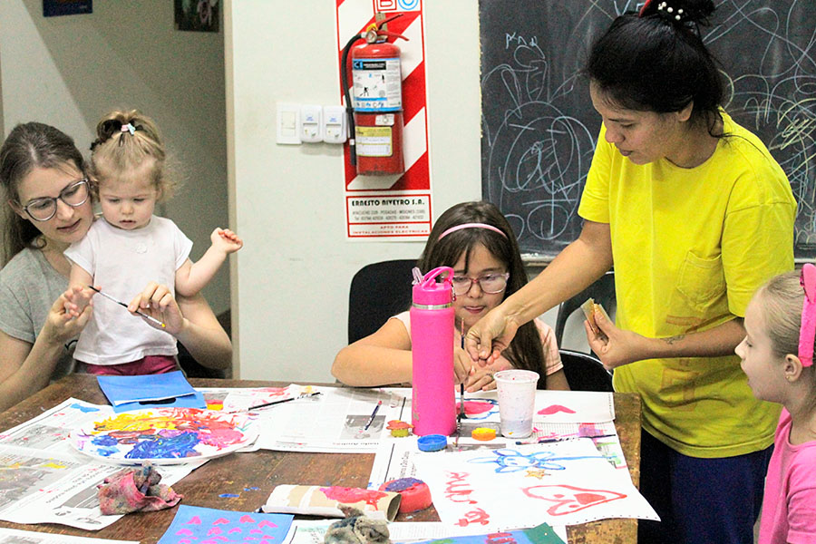 Taller de pintura para niños