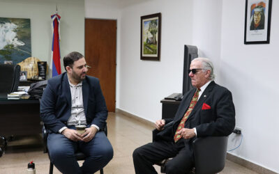 Visita del Cónsul Italiano Ricardo José Lubary