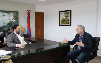 Reunión con Consultor del Gobierno de Neuquén en el marco del Parlamento y Fe Internacional