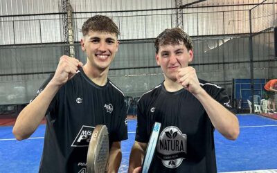 Jóvenes de nuestra ciudad se consagraron campeones del Torneo Nacional de Pádel