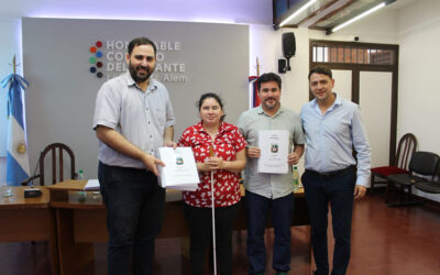 Leandro N. Alem se posiciona como uno de los primeros municipios en contar con la Carta Orgánica en Braille