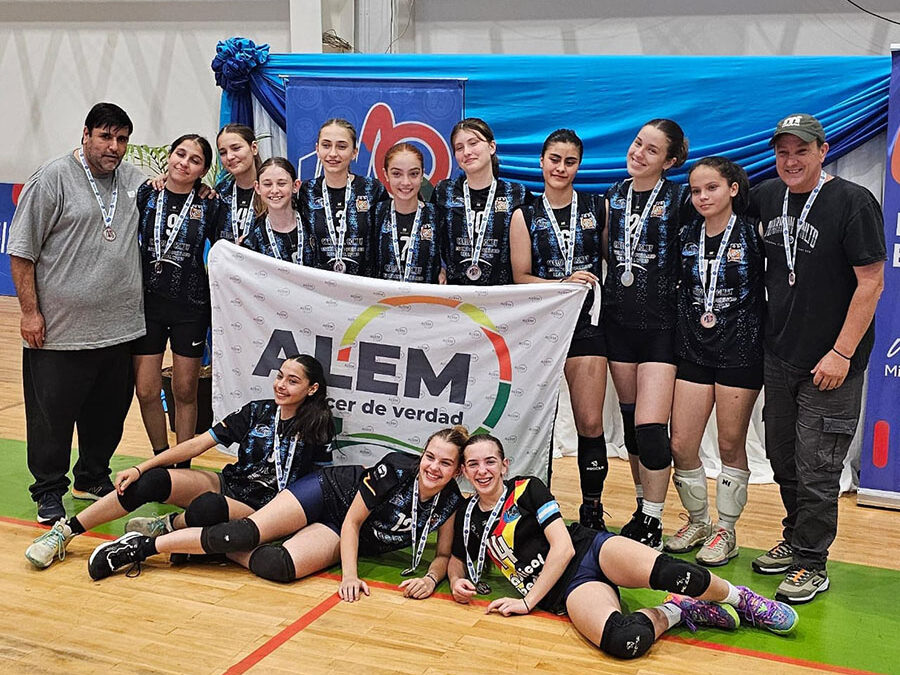 El Vóley Femenino de Leandro N. Alem brilla con Las Águilas en el Podio Provincial de los Juegos Deportivos Misioneros