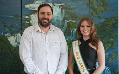 Apoyo Local: El Intendente recibe a la Representante de Misiones en Miss Earth Argentina