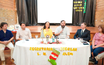Cierre del Ciclo Lectivo 2024 organizado por la Secretaría Escolar Departamental de Alem