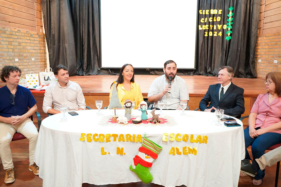 Cierre del Ciclo Lectivo 2024 organizado por la Secretaría Escolar Departamental de Alem