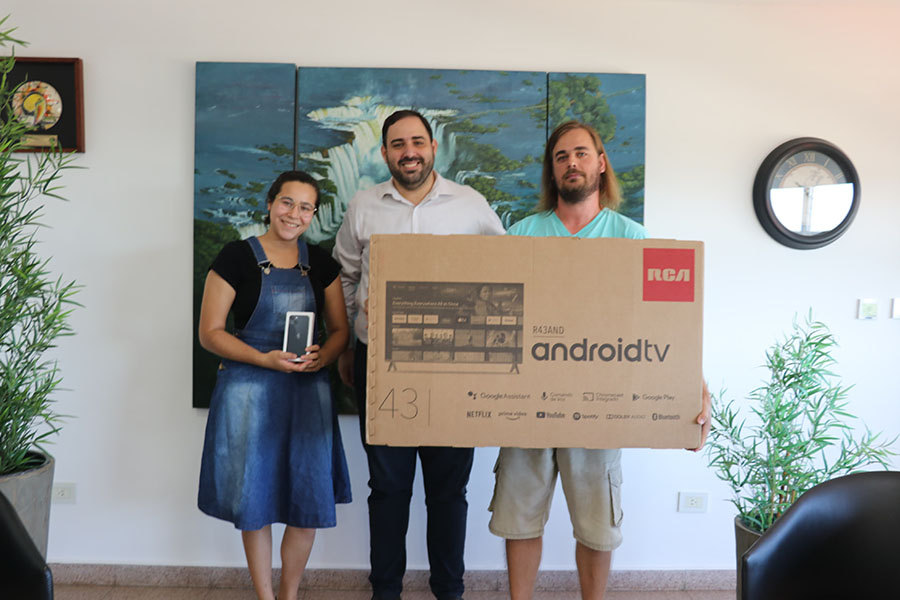 Entrega de Premios del Sorteo por el 98º Aniversario de Leandro N. Alem