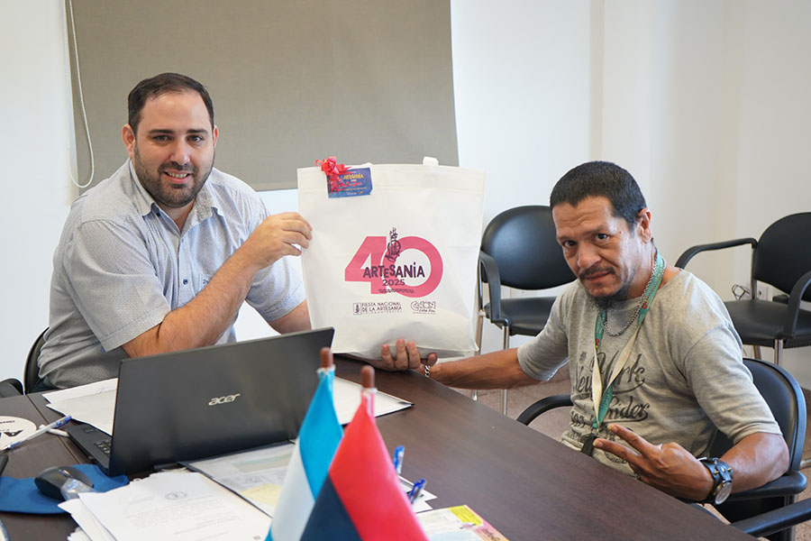 Orgullo Local: Yoni Abel Dutras participó de la 40ª edición de la fiesta nacional de las artesanías