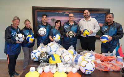 Entregamos equipamiento deportivo para fortalecer la educación física de nuestros jóvenes