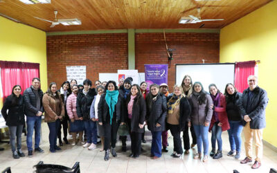 Dimos inicio al ciclo de talleres «Tejiendo Redes en Gestión» en el CIC del kilómetro 40, en el barrio José Sartori