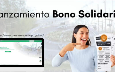 Lanzamiento del Bono Solidario destinado a las instituciones de Alem