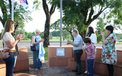 El barrio Virgen del Rosario rindió homenaje a Ramón Armando «Moncho» Vallejos