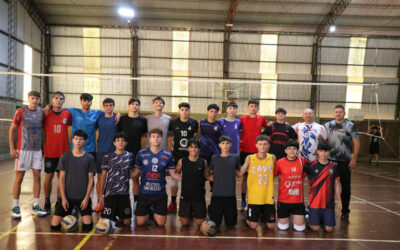 Alem fue sede de la preselección Sub 18 de la Selección Misionera de Vóley Masculino