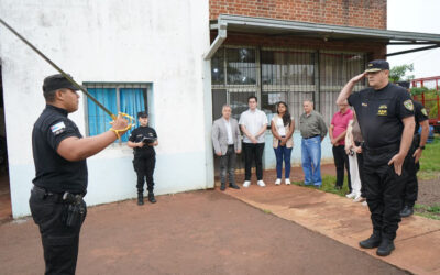 La Municipalidad acompañó el cambio de jefaturas en las comisarías de la UR-VI