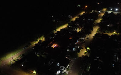 Desde la Municipalidad de Alem seguimos iluminando nuestra ciudad