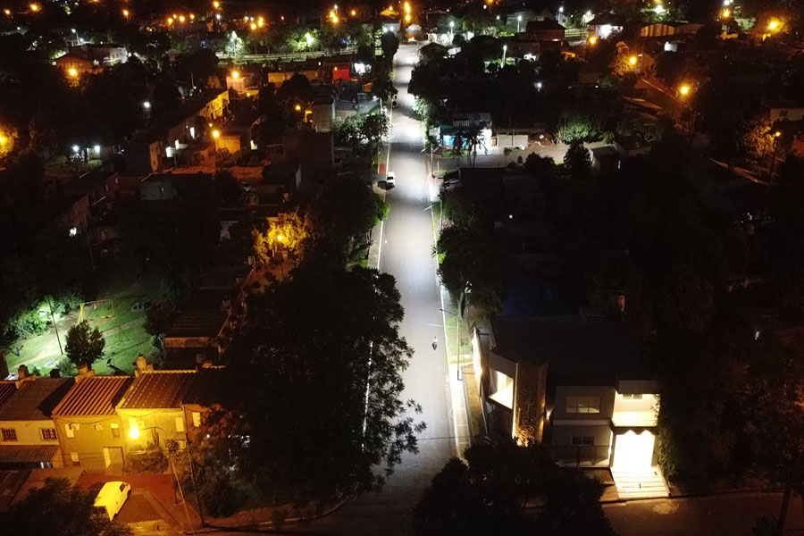 Plan de Alumbrado LED en la calle República Argentina para más seguridad y eficiencia energética