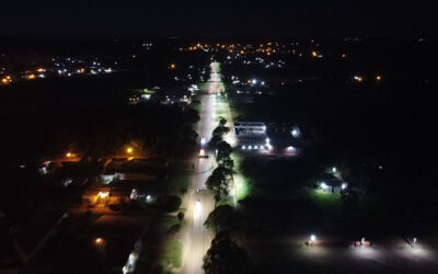 Nuevas luminarias LED en la Ruta Provincial Nº 4
