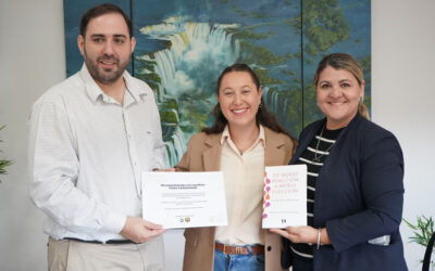 Reconocimiento a Paula Sadaniowski por su participación en la 50° Feria Internacional del Libro