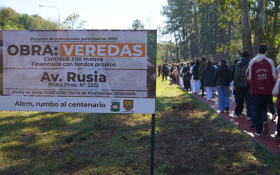 Más seguridad y comodidad para caminar todos los días en Villa Libertad