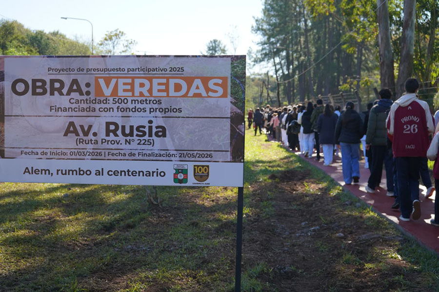 Más seguridad y comodidad para caminar todos los días en Villa Libertad