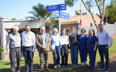 La ciudad homenajeó a la Dra. Alicia Scialabba con la imposición de su nombre a una calle