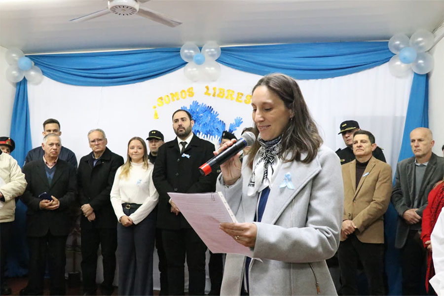 Leandro N. Alem conmemoró el Día de la Independencia con un emotivo acto patrio