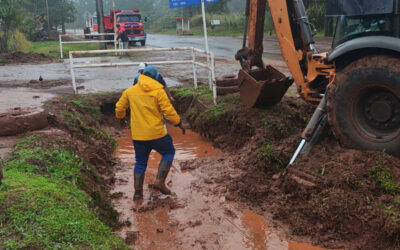 Nos preparamos para la llegada del fenómeno El Niño con tareas de mantenimiento pluvial