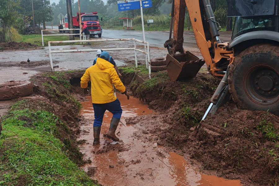 Nos preparamos para la llegada del fenómeno El Niño con tareas de mantenimiento pluvial