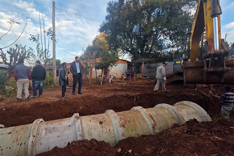 Seguimos invirtiendo en obras que mejoran la infraestructura de nuestros barrios y acompañan el crecimiento de Leandro N. Alem