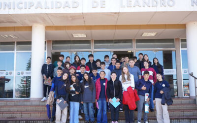 Alumnos de 1.º año de la EFA Santa Teresita visitaron el Centro Cívico