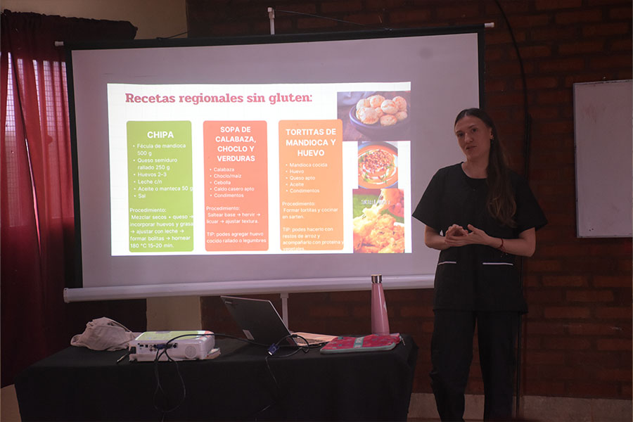 Charla-taller sobre alimentación sin gluten en Alem